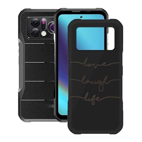 WIMSPEED Schwarz Stoßfest Hülle für Doogee V20 Pro (6.43 Zoll), Ultradünne Anti-Kratzen Handyhülle Cover Weiches Silikon Schutzhülle Tasche für Doogee V20 Pro - Wie Liebe von WIMSPEED