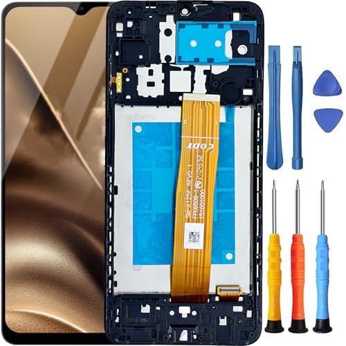 Foufinin Ersatzbildschirm für Samsung A12 für Samsung A12, mit Rahmen SM-A125U, SM-A125W, SM-A125A, SM-A127F, SM-A127U, SM-A127W, LCD-Display, Touch-Digitalisierer, Bildschirmmontage Foufinin Ersatzbildschirm für Samsung A12 für Samsung A12, mit Rahmen SM-A125U, SM-A125W, SM-A125A, SM-A127F, SM-A127U, SM-A127W, LCD-Display, Touch-Digitalisierer, Bildschirmmontage von Foufinin