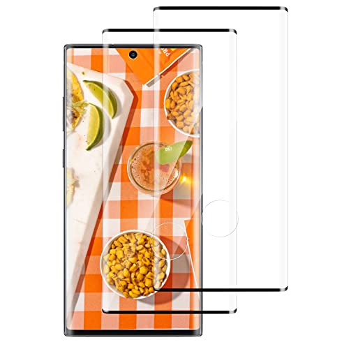 [2 Stück] Schutzfolie für Samsung Galaxy Note 10 Plus Schutzglas, 9H Härte, Kratzfest, Anti-öl, Anti-Bläschen, Einfache Installation, HD Folie, Displayschutzfolie für Samsung Note 10 Plus, Schwarz von WINCHEO