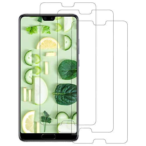 [3 Stück] Schutzfolie für Huawei P20, 9H Härte Schutzglas, Anti-Fingerabdruck, [Anti-Kratzen], Anti-Öl, Präzises Design, HD Blasenfrei Displayfolie, Displayschutzfolie für Huawei P20, Transparente von WINCHEO