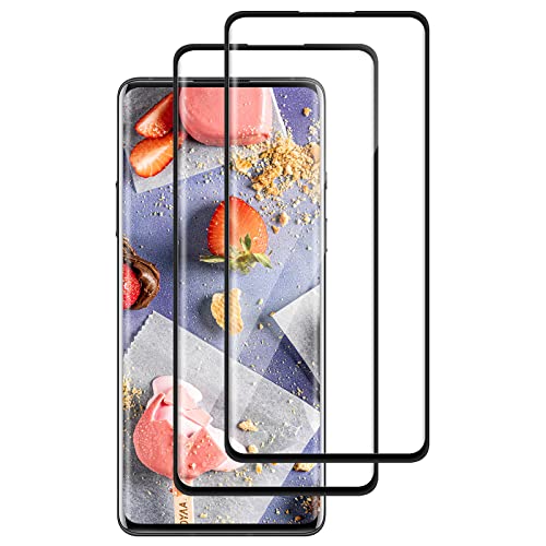 WINCHEO [2 Stück] Schutzfolie für Oneplus 7 Pro/Oneplus 7T Pro Folie, 9H Härte, Ultrabeständig, Hohe Definition, Anti-Fingerabdruck Schutzglas, Displayfolie für Oneplus 7 Pro/Oneplus 7T Pro, Schwarz von WINCHEO