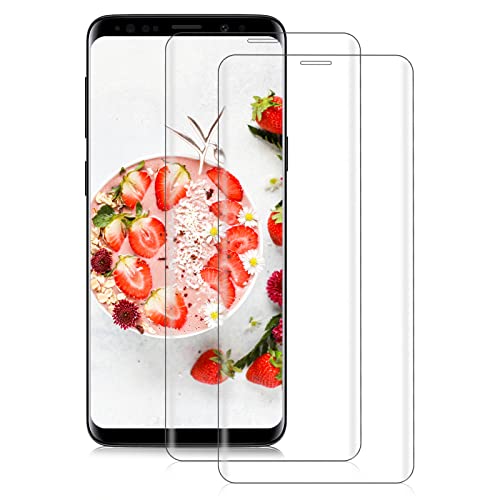 WINCHEO [2 Stück] Schutzfolie für Panzerglas für Samsung Galaxy S9, 9H Härte, Blasenfreie Gehärtetem Glass, Kratzfest Schutzglas, HD Clear Displayschutzfolie für Samsung Galaxy S9, Transparent von WINCHEO