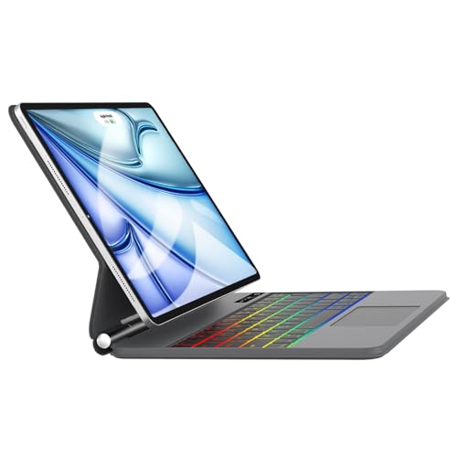 WINCHKING Tastatur für iPad Pro 13 M4 2024 – Magic Keyboard für iPad Pro 13 Zoll, Multi-Touch-Trackpad, AZERTY Hintergrundbeleuchtung 7 Farben WINCHKING Tastatur für iPad Pro 13 M4 2024 – Magic Keyboard für iPad Pro 13 Zoll, Multi-Touch-Trackpad, AZERTY Hintergrundbeleuchtung 7 Farben von WINCHKING