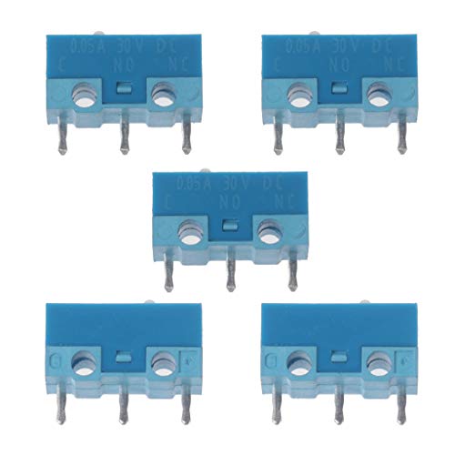 WINJEE, 5 Stücke Original HUANO Weiß Dot Blue Shell 0,74N Maus Mikroschalter Silberlegierung Kontakte 20 Millionen Lebensdauer WINJEE, 5 Stücke Original HUANO Weiß Dot Blue Shell 0,74N Maus Mikroschalter Silberlegierung Kontakte 20 Millionen Lebensdauer von WINJEE