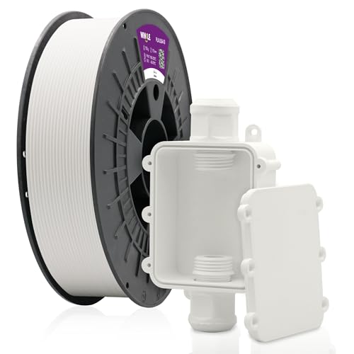WINKLE Fireproof PLA Filament UL94-V0 1.75mm 750g Weiß, 3D Drucker Filament, 3D-Druckmaterialien, Maßgenauigkeit +/- 0.05mm, Leicht zu Druckendes Feuerfestes und Elektrisch Isolierendes Filament von WINKLE FEED YOUR PRINTER