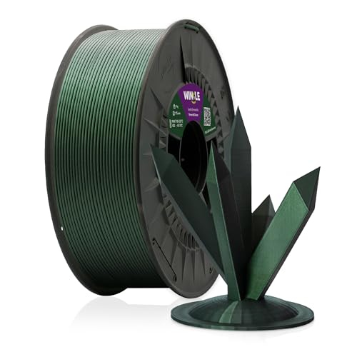WINKLE PLA HD Interferenz Filament 2.85mm Smaragdgrün, 1kg Spule, 3D Drucker Filament Kompatibel mit FDM Druckern, 3D-Druckmaterialien, Maßgenauigkeit +/- 0.05mm, Leicht zu Bedrucken von WINKLE FEED YOUR PRINTER