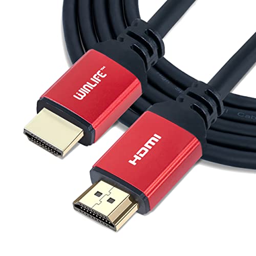 WINLIFE HDMI Kabel 1,5meter Ultra Verlängerung HD 4K 60Hz HDMI 2.0 18 Gbit/s High Speed kurz für 4k TVs, Playstation, XBOX, Computer, Beamer mit HDMI Displayport Ausgang von WINLIFE