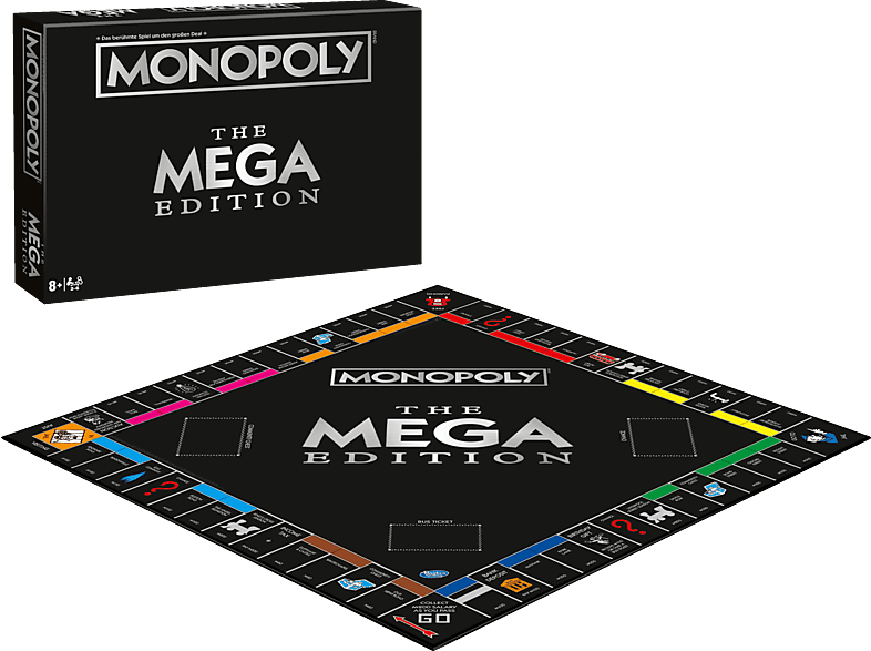 WINNING MOVES Monopoly - Black Mega Edition Gesellschaftsspiel Mehrfarbig WINNING MOVES Monopoly - Black Mega Edition Gesellschaftsspiel Mehrfarbig von WINNING MOVES