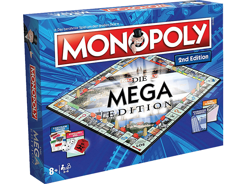 WINNING MOVES Monopoly - Mega 2Nd Edition Refres Gesellschaftsspiel Mehrfarbig WINNING MOVES Monopoly - Mega 2Nd Edition Refres Gesellschaftsspiel Mehrfarbig von WINNING MOVES