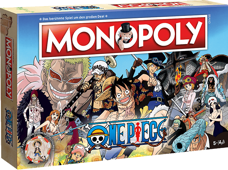 WINNING MOVES Monopoly - One Piece Gesellschaftsspiel von WINNING MOVES