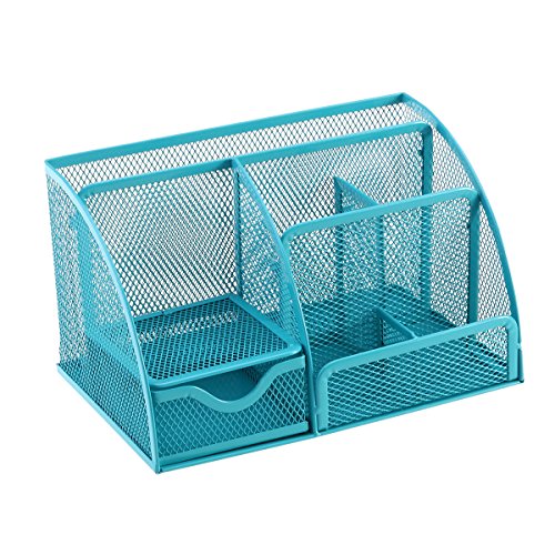 WINOMO Schreibtisch Organizer Tisch-Organiser Stifthalter Stifteköcher Stiftebox Mesh Briefpapier Container Veranstalter Caddy von WINOMO