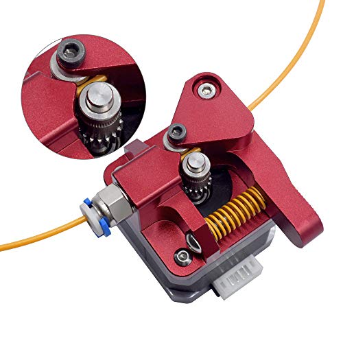 WINSINN Dual Gear Extruder, Ender 3 v2 Upgrade Motorwelle > 20 mm, kompatibel mit Ender 3 Pro CR10 Serie 3D-Drucker TPU-Filamentantriebszufuhr von WINSINN