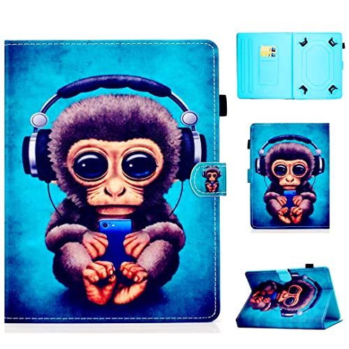 10 inch Tablet Case Cover - Universelle Ledertasche mit Kartensteckplatz für Fire HD 10, Huawei MediaPad T3 / T5 10, Galaxy Tab E 9.6 / Tab A 10.1, Lenovo Tab 4 10 / TB-X103F von WINSKY