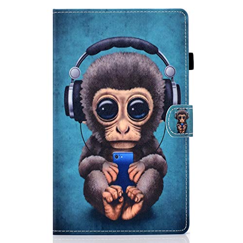 Hülle für Galaxy Tab A 8.0" 2019 (SM-T290 / SM-T295) - Slim PU Cover Stoßfest Ständer Cover Weicher Silikon Rückseite für Samsung Galaxy Tab A 8.0" 2019 von WINSKY