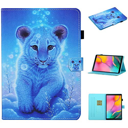 Hülle für Samsung Galaxy Tab A 10.1 2019, Premium Lederabdeckung Folio Cover, Hülle mit Stifthalter für Samsung Galaxy Tab A 10.1 T510 / T515 2019 Tablet Hülle für Samsung Galaxy Tab A 10.1 2019, Premium Lederabdeckung Folio Cover, Hülle mit Stifthalter für Samsung Galaxy Tab A 10.1 T510 / T515 2019 Tablet von WINSKY