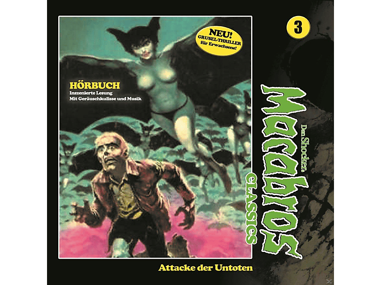 Dan Shocker - Macabros Classics-Attacke der Untoten Folge 03 (CD) von WINTERZEIT