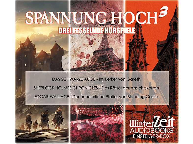 VARIOUS - Das schwarze Auge/Sherlock Holmes Chronicles/Edgar Wallace (Exklusive 3er Box Edition) (CD) von WINTERZEIT