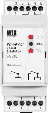 WIR 1003-000010 - Funk-Rolladenaktor, Hutschiene von WIR ELEKTRONIK