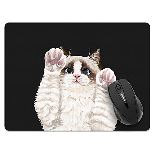 WIRESTER Mauspad, Größe XL, rutschfest, rechteckig, zweifarbig, Ragdoll, Katze, Pfoten, für Zuhause, Büro und Gaming-Schreibtisch WIRESTER Mauspad, Größe XL, rutschfest, rechteckig, zweifarbig, Ragdoll, Katze, Pfoten, für Zuhause, Büro und Gaming-Schreibtisch von WIRESTER