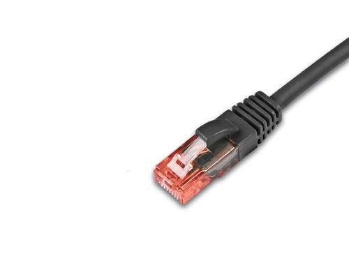 Triotronik Pkw-UTP 0.5 SW 0.5 m Cat6 U/UTP (UTP) schwarz Kabel Netzwerkkabel von WIREWIN