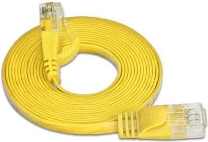 WIREWIN Slim CAT6 Patchkabel flach (ungeschirmt,gelb,20.0m) von WIREWIN