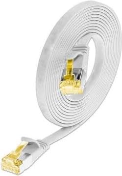 WIREWIN Slim PKW-STP- -K6A 3.0 WS Netzwerkkabel 3m Cat6a U/FTP (STP) weiß - Netzwerkkabel (3m, Cat6a, U/FTP (STP), RJ-45, RJ-45, weiß) von WIREWIN