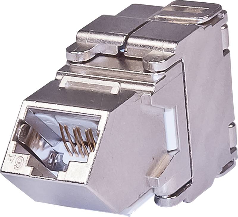 WKS JC6ASTP45 - Keystone RJ45 Buchse > LSA Cat.6a, 45° von WIREWIN