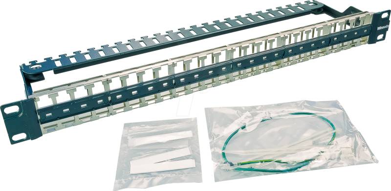 WKS PANEL 48 - 19'' Patchpanel für 48x Keystone Module, metall von WIREWIN