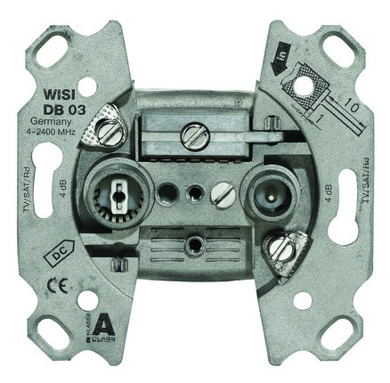 Wisi DB 03A Universal Stichdose 4dB, DC Pass von WISI