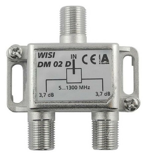 Wisi DM 02 D Verteiler 2-fach 3,7 dB  1300MHz von WISI