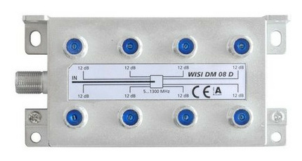 Wisi DM 08 D Verteiler 8-fach 11 dB 1300MHz von WISI