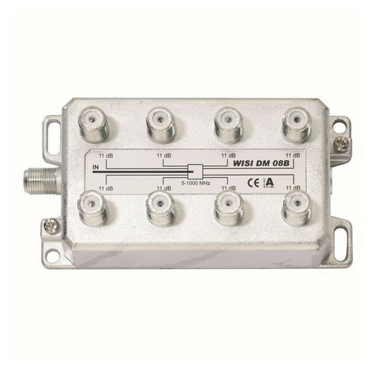 Wisi DM 08B Verteiler 8fach 5-1000MHz 11dB von WISI