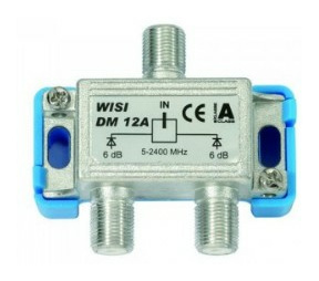 Wisi DM 12A Verteiler 2fach 5-2400MHz 6dB Wisi DM 12A Verteiler 2fach 5-2400MHz 6dB von WISI