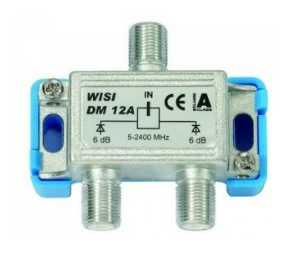 Wisi DM 12A Verteiler 2fach 5-2400MHz 6dB von WISI