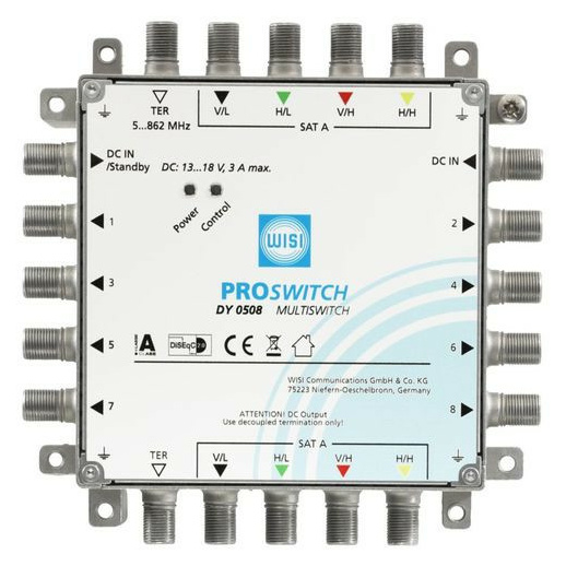Wisi DY 0508 PROSWITCH Multischalter 5 in 8 Wisi DY 0508 PROSWITCH Multischalter 5 in 8 von WISI