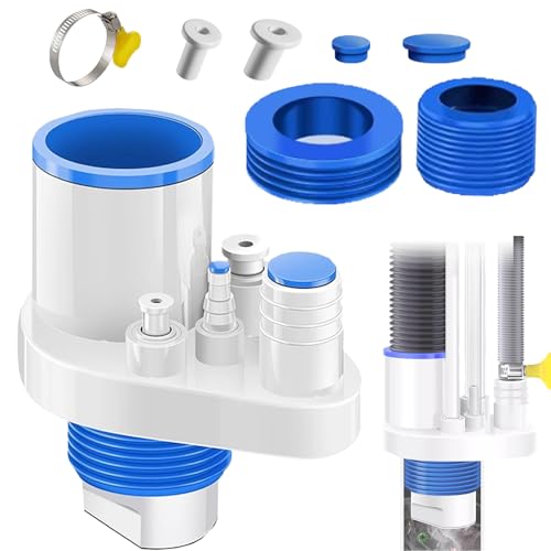 Waschmaschine Abfluss Adapter WISIRENT, 5 In 1 Abfluss Waschmaschine Adapter Waschmaschinen Anschluss Abfluss, Vielseitig Ablaufschlauch Adapter Universal Waschmaschinenanschluss Adapter für Trockner Waschmaschine Abfluss Adapter WISIRENT, 5 In 1 Abfluss Waschmaschine Adapter Waschmaschinen Anschluss Abfluss, Vielseitig Ablaufschlauch Adapter Universal Waschmaschinenanschluss Adapter für Trockner von WISIRENT