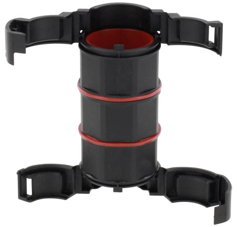 WISKA Wiska 10109729 BFC-23-23-BK Wellrohradapter Schwarz Gerade 1 St. Kabelzubehör, (BFC-23-23-BK) von WISKA
