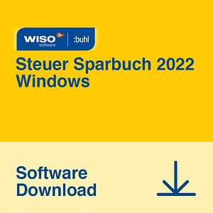 WISO Steuer Sparbuch 2022 (für das Steuerjahr 2021) Software Vollversion (Download-Link) von WISO