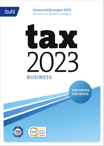 WISO tax 2023 Business - Handel Vollversion, 1 Lizenz Windows Steuer-Software von WISO