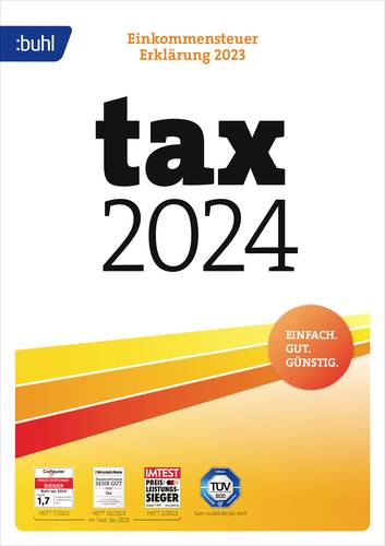 WISO tax 2024 Vollversion, 1 Lizenz Windows Steuer-Software von WISO