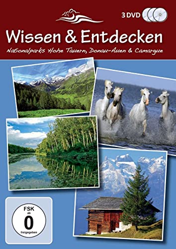 Wissen & Entdecken - Nationalparks Hohe Tauern, Donau-Auen & Camargue [3 DVDs] von WISSEN & ENTDECKEN