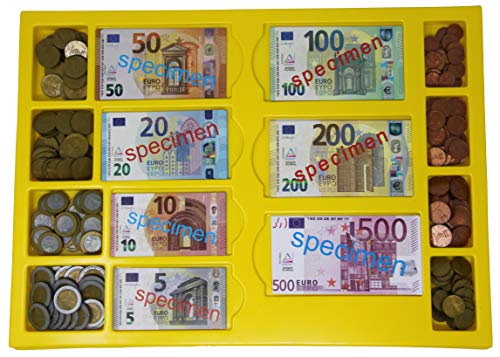 WISSNER® 80641 aktiv lernen - Euro Spielgeld zum Rechnen 290 Teile von WISSNER