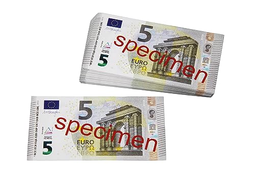 WISSNER,80621,aktiv AA8lernen -Euro Spielgeld zumRechnen 100 x 5 EuroBanknoten von WISSNER