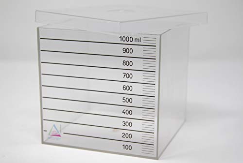 WISSNER 100301 aktiv lernen - Kubikdezimeter Liter Würfel mit Deckel - RE-Plastic° von WISSNER