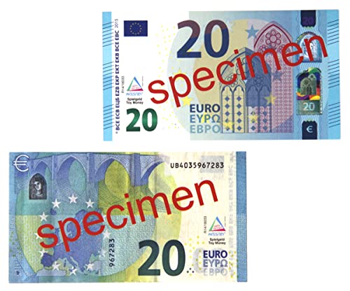 WISSNER 80623 aktiv lernen - Euro Spielgeld zumRechnen100x20EuroBanknoten von WISSNER