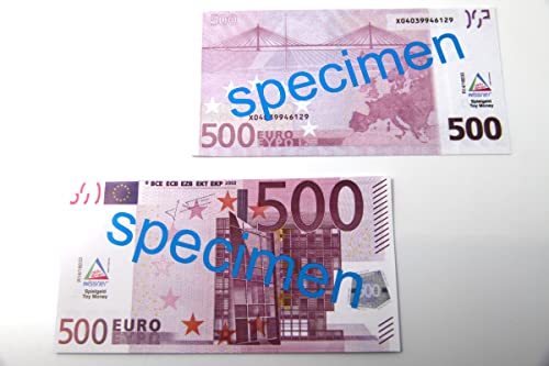 WISSNER 80627 aktiv lernen - Euro Spielgeld zum Rechnen 100 x 500 Euro Banknoten von WISSNER