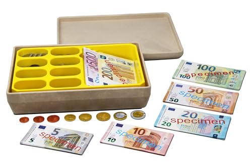 WISSNER 80640 aktiv lernen - Euro Spielgeld zum Rechnen 290 Teile von WISSNER