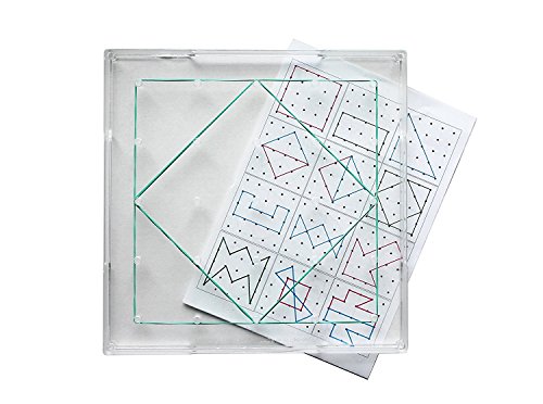WISSNER 81600 aktiv lernen - Geometrie Brett transparent 15 cm - RE-Plastic von WISSNER