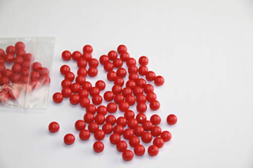 WISSNER aktiv lernen - 20 rote Kugeln Durchmesser 8 mm - RE-Plastic° Bindung Spielzeug von WISSNER