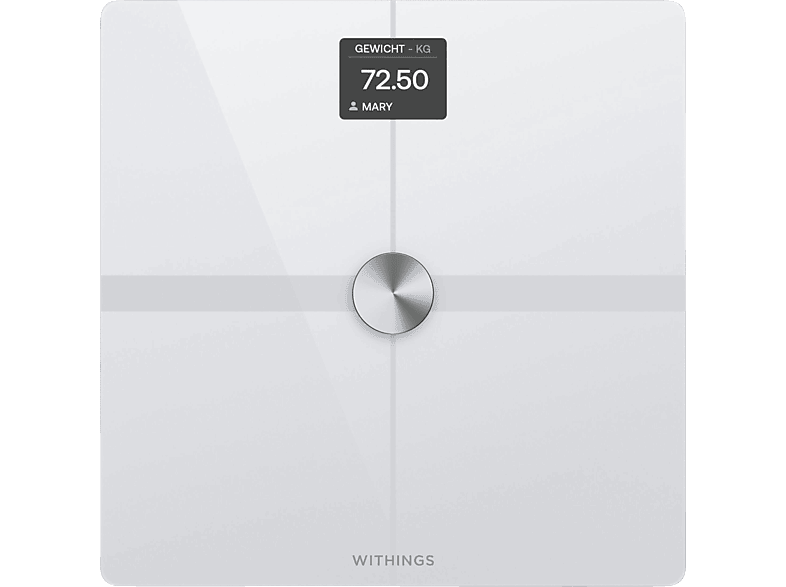 WITHINGS Body Smart White mit Sprachfunktion, Körperanalysewaage von WITHINGS